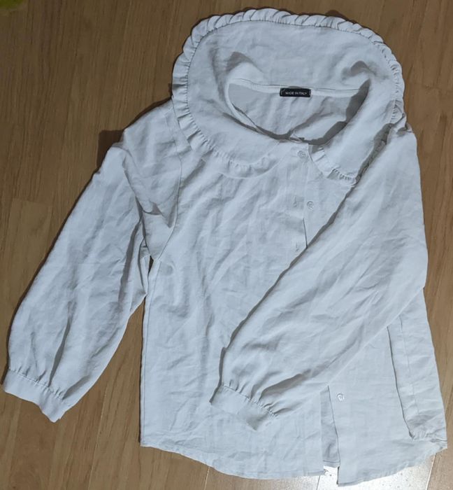 Costum stil korean/asiatic camasa alba fusta roz