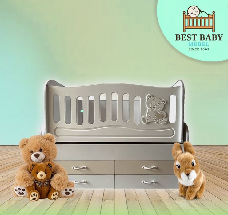 Детская кроват и шкаф belanchakli tebranadigan krovat va shkaflar