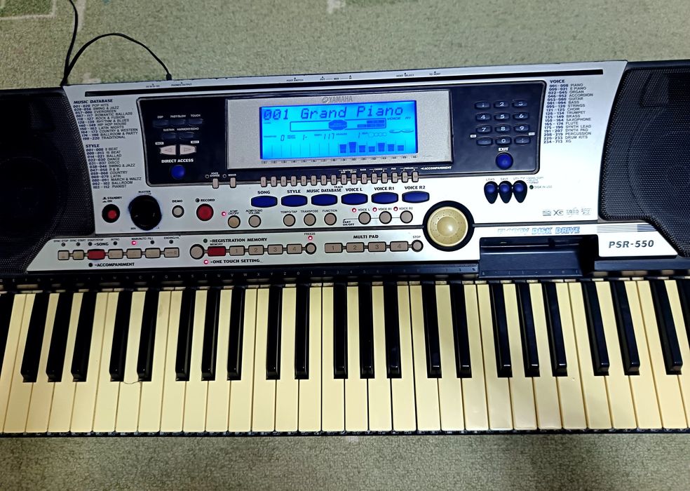 Yamaha psr-550 синтезатор