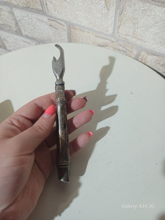 Сребърна отварачка за шишета 925 стерлингово