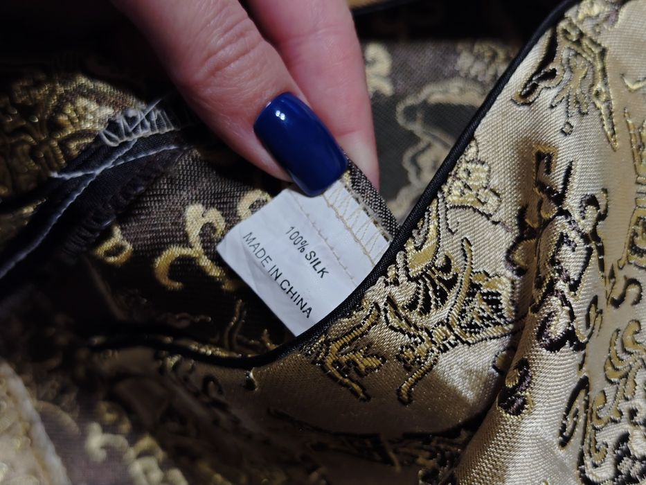 Автентичен китайски топ от 100% коприна - С размер