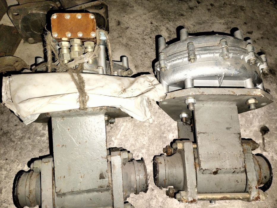 Стальной шаровой кран ду50 с пневмоприводом