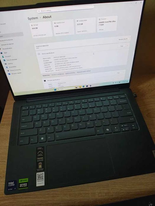 Lenovo Yoga Pro 7 in Garantie
