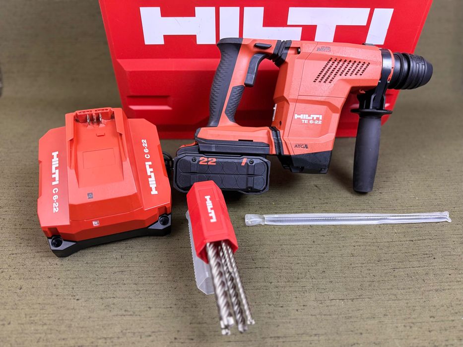 Hilti TE 6-22 Nuron SDS Plus ATC AVR 06/2025 – пълен комплект