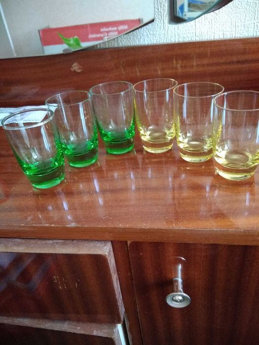 Стопки стеклянные