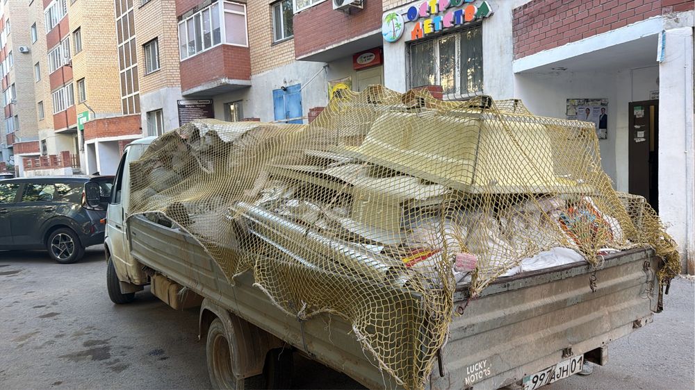 Услуга вывоз стройтельного мусора недорого. Газель