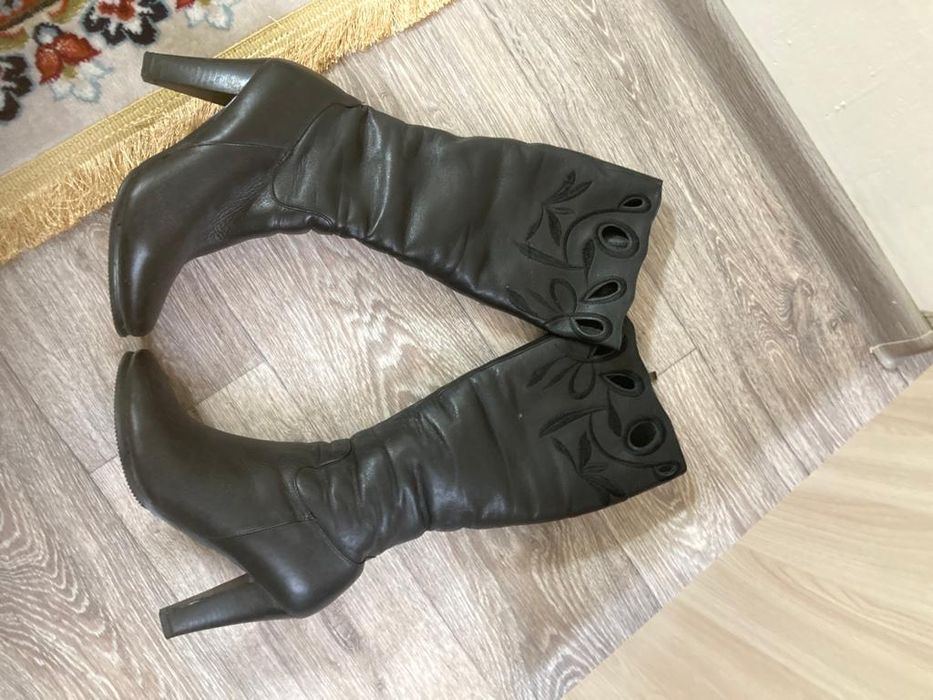 Продам сапоги чистая кожа