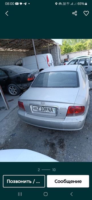 Hyundai sonata зайчик 2002й   Срочна сотилади