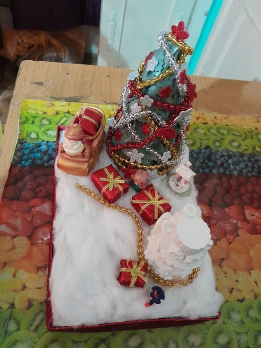 Поделки зимние школьные