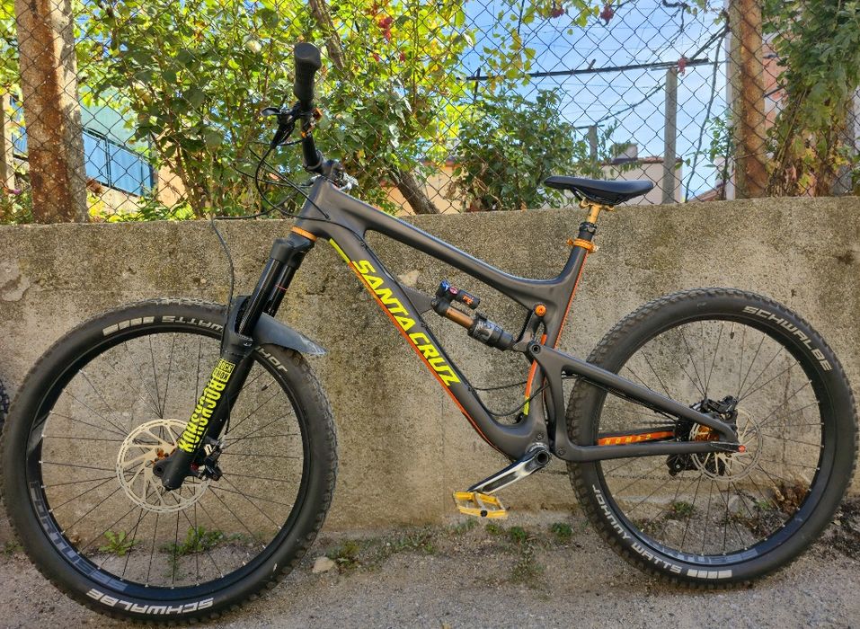 Santa cruz Nomad cc 27.5 XL рамка Full Carbon 1x11GX Rockshox Yari,  fox DPX2 4-бутални Sram