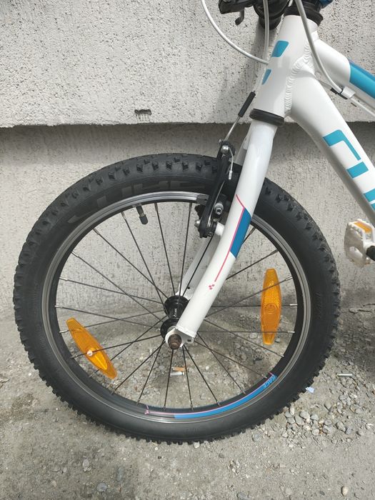 Bicicleta copii CUBE RACE 200, aluminiu, 20 zoll, 7 viteze SHIMANO, alb