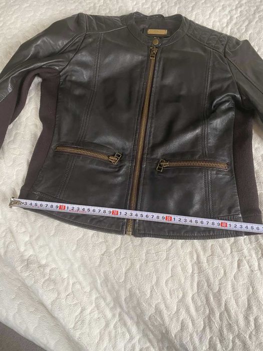 Дамско кожено яке - естествена кожа MANGO