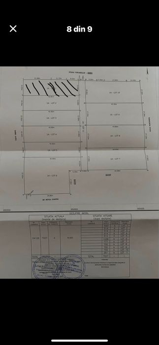 Teren intravilan/9 loturi de casa