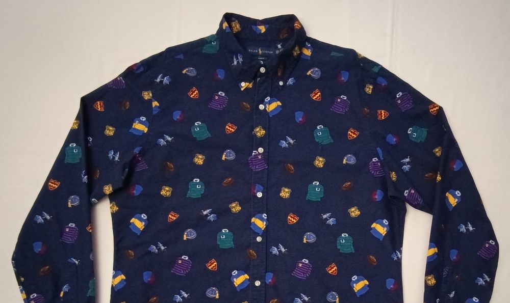 POLO Ralph Lauren оригинална риза 2XL памучна дълъг ръкав
