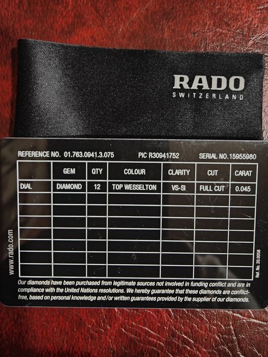 RADO - Оригинален часовник