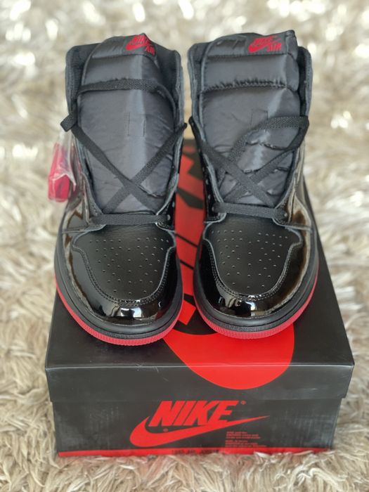 Air Jordan 1 Retro High Black Black Noire Metallic Triple Red