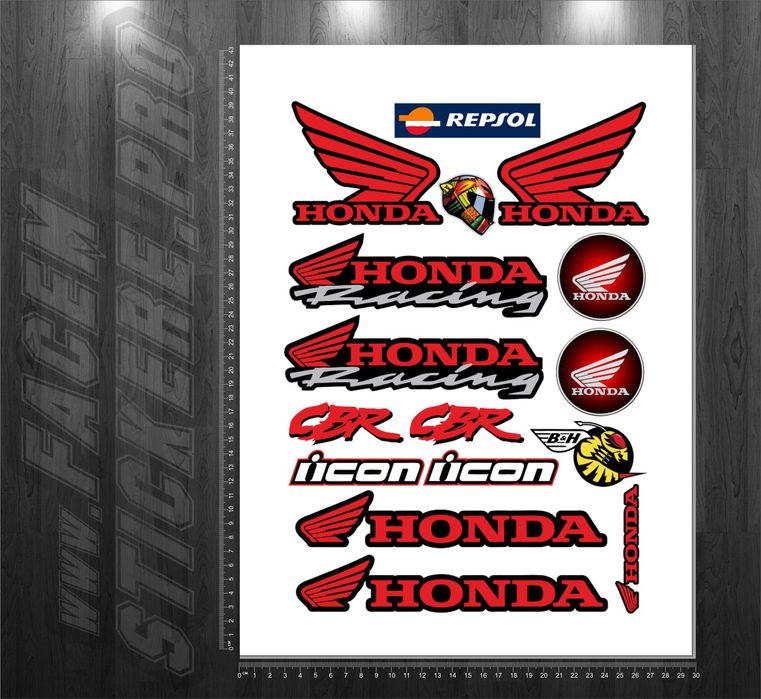 4+1 gratis Stickere Monster Ktm Honda Kawasaki Can Am Yamaha Suzuki