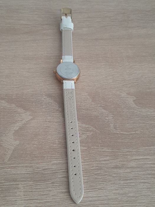 Ceas GUESS Mini Sunrise W0335L5 - Original, curea piele albă