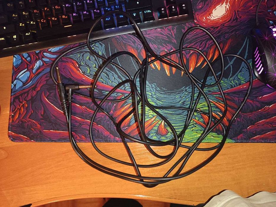 двухсторонний кабель Jack 6,3