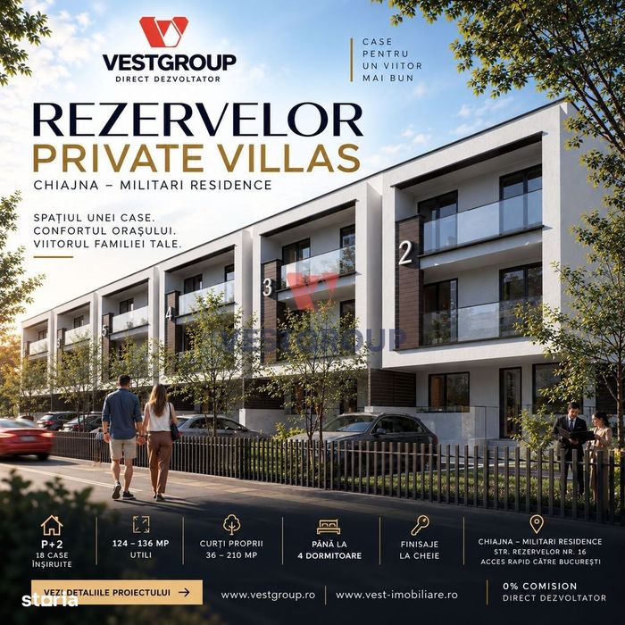 Private Villas Rezervelor Ansamblu Case Direct Dezvoltator Vest Group