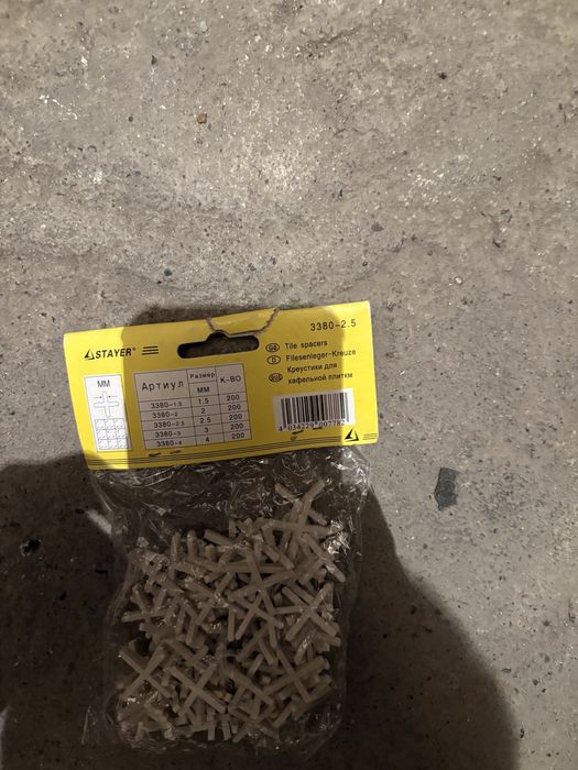 Крестики для кафеля