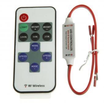 Mini Dimmer Banda LED 12A 144W RF