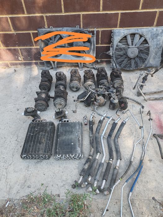 Мерседес 124 кандёр компрессор вентилятор радиатор сатылады