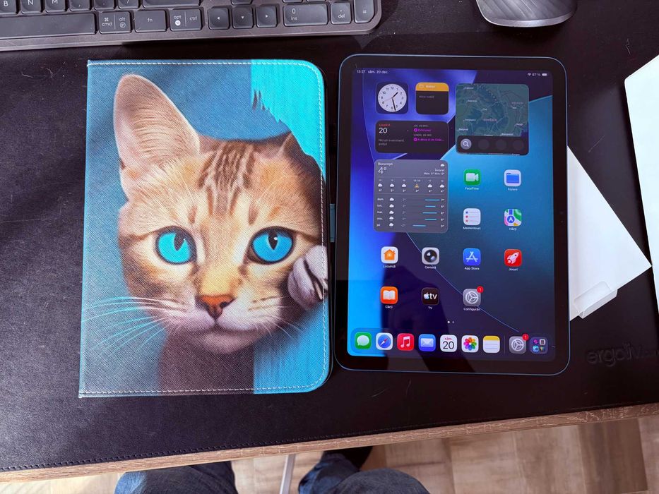 iPad 10th Gen,64Gb,blue,garantie Altex 2026 ,husa cadou