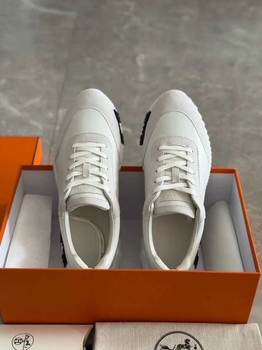 Hermes Bouncing Sneakers White Leather (40-45 номер)