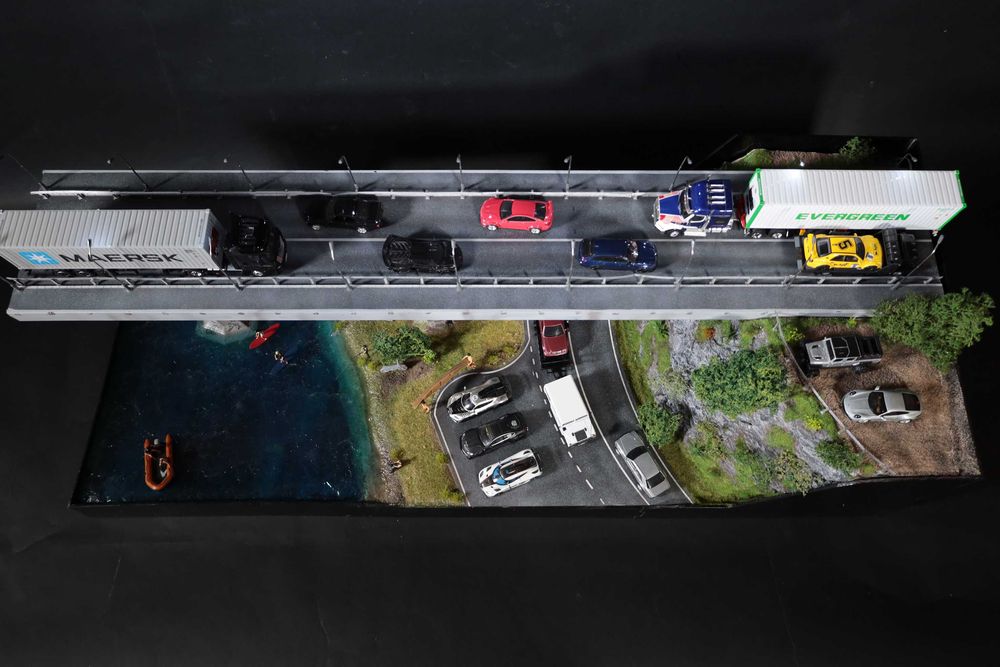 Diorama Display-Pod-machete auto 1:64-Hotwheels,MiniGT,Kaido-350X900mm