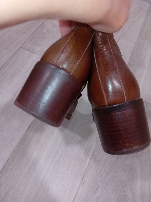 Botine piele naturală interior-exterior