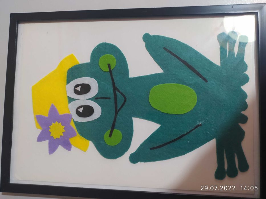 Детские картины из фетра