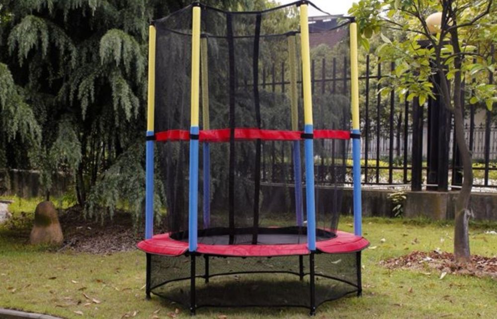 Детски батут батути тръмплин с предпазна мрежа