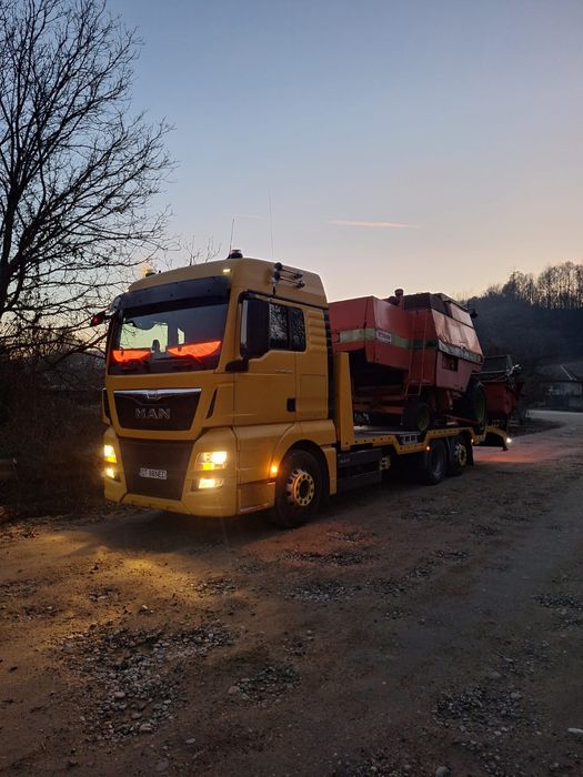 Tractari auto Camioane, Transport utilaje Grele Buldo,Taf, Vola etc