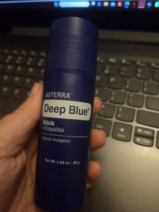 Deep blue baton stick
