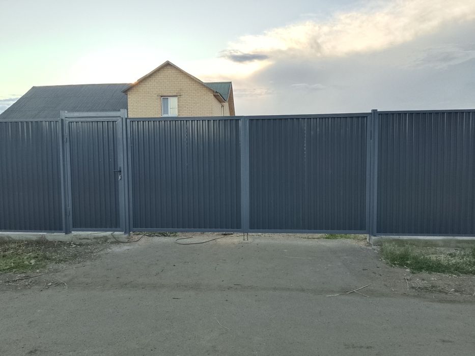 Установка забора