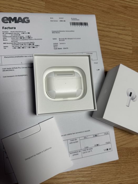 Casti AirPods Pro 1 originale Apple