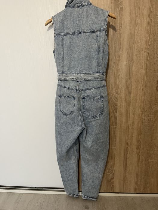 Дамски дънков гащеризон