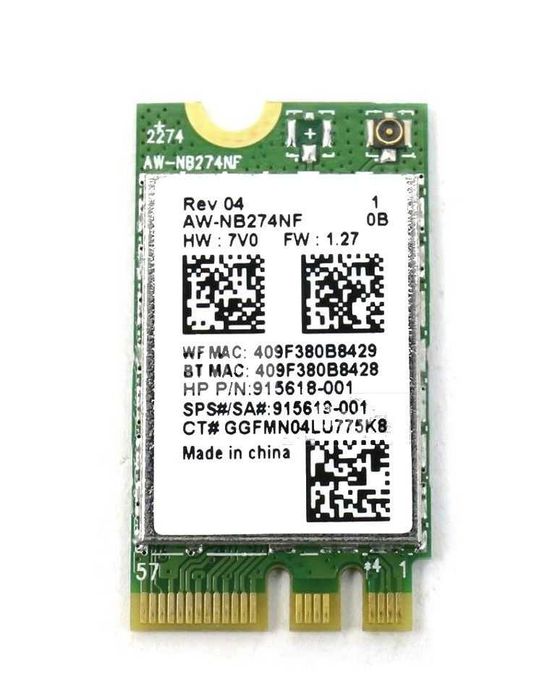 Модуль WiFi + Bluetooth Realtek RTL8723DE
