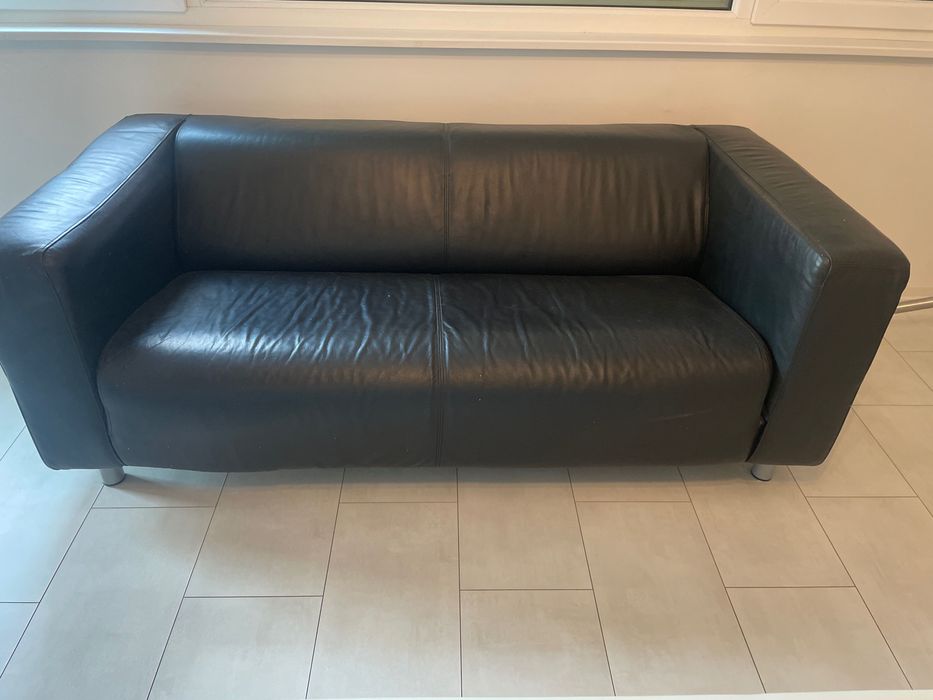 Комплект кожени диван и два стола