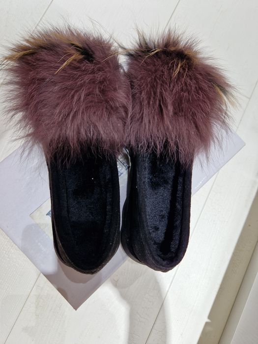 Мокасины женские тёплые