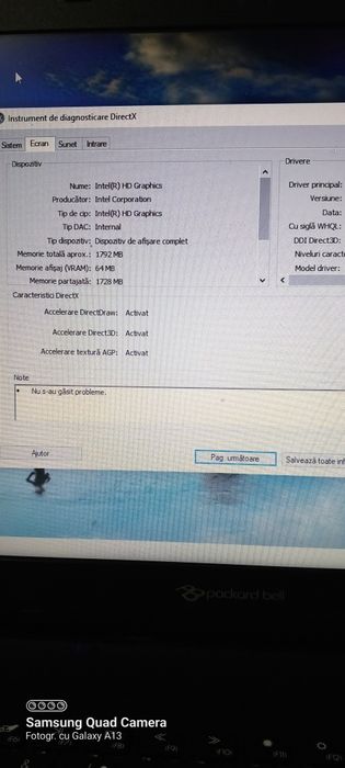 Laptop Packard beell slim