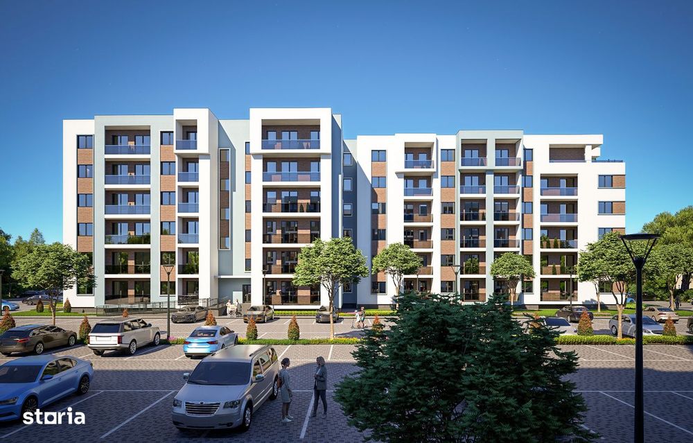 Apartamente noi 2 / 3 camere + parcare, zona Drum. Botizului , Smarald