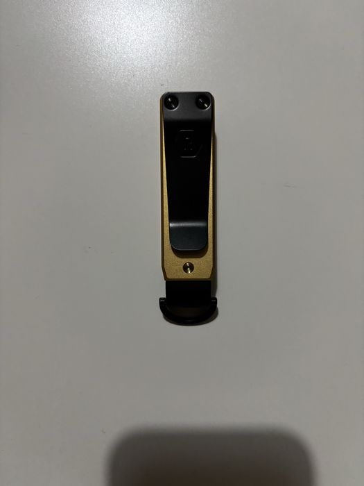 Ridge Keycase/Keychain/Breloc 24 Karat Gold