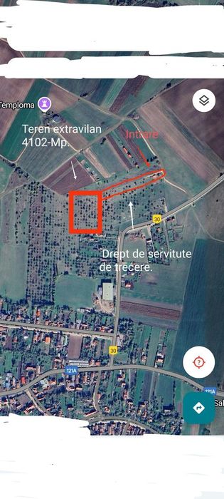 De vânzare teren extravilan în Valea Crisului