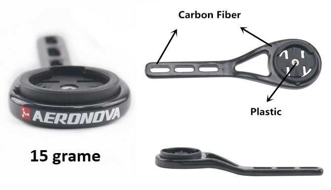 Ghidon carbon cursiera Integrat cu pipa AERONOVA aero Nou 40 42 44