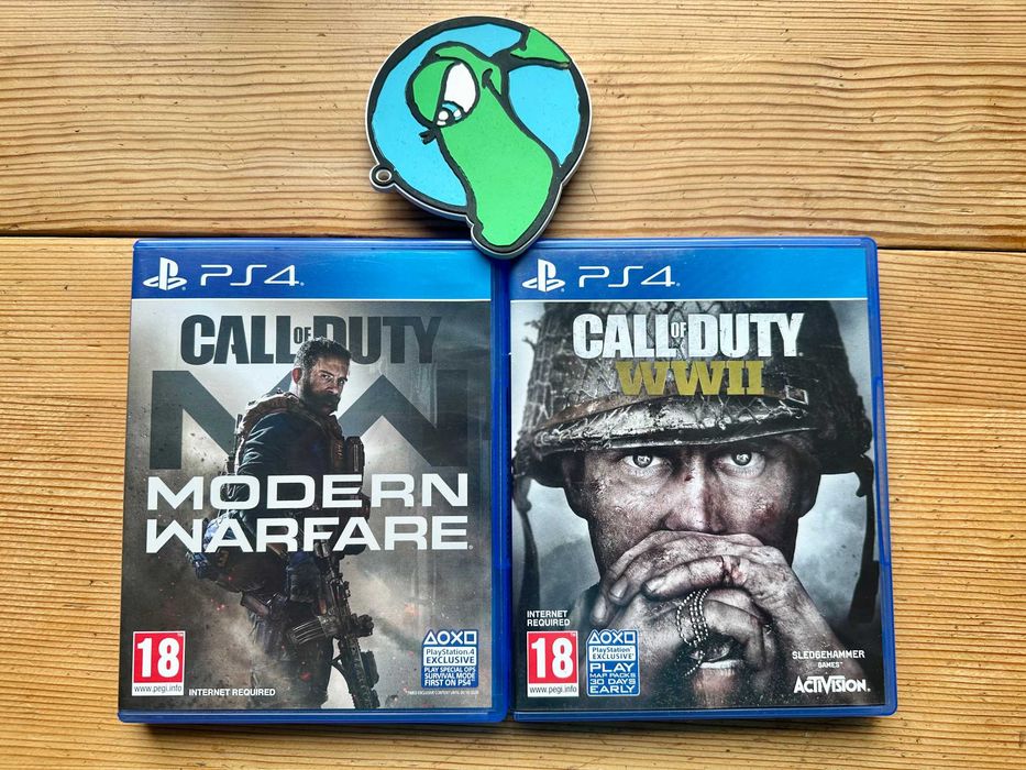 Call of Duty: Modern Warfare + Call Of Duty WWII II 2  PlayStation 4 PS4 PlayStation 5 PS5