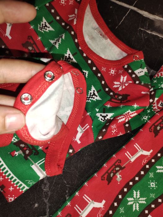 Новогодний комплект для девочек Пекин фабричный 03 3~6 6~9