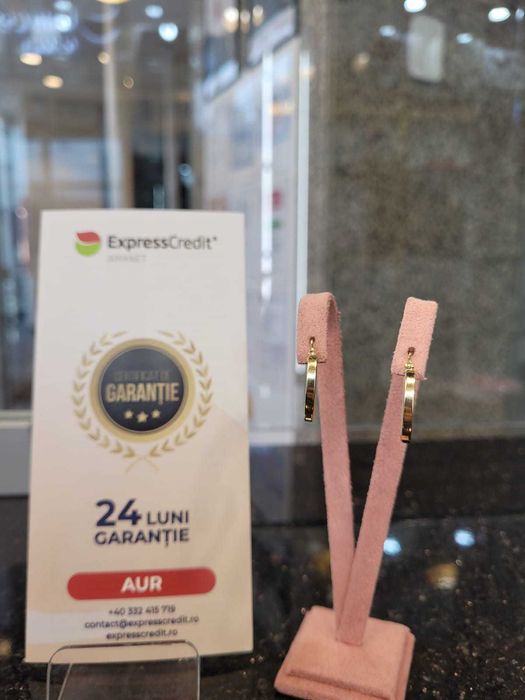 Cercei aur 14k 1.90g (Iulius Mall)(B-56) Garantie 2 ani!