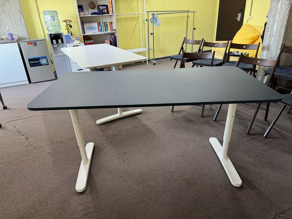 Синий компьютерный/Письменный стол